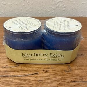 Candle-lite Blueberry Fields Candles - set of two 4 oz. Jar candles